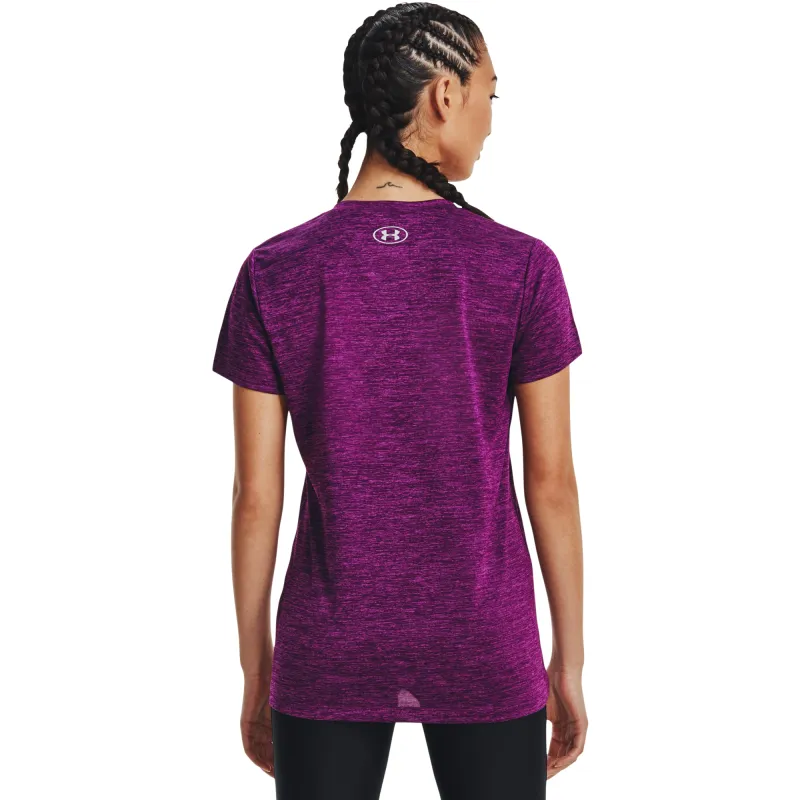 Under Armour Women's UA Tech Twist V-Neck Rivalry-3